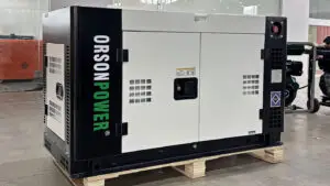 Compact diesel generator 10kW for export – side